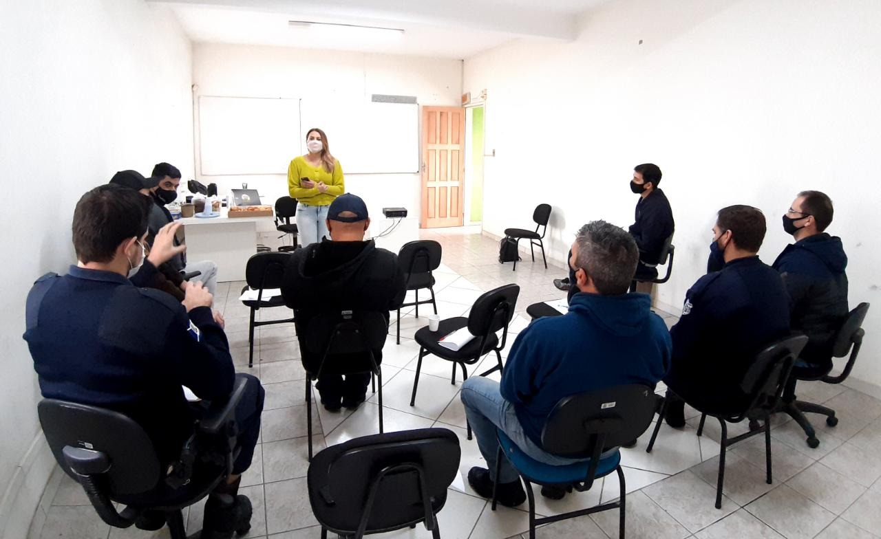 Palestra na Guarda Municipal de Tubarão