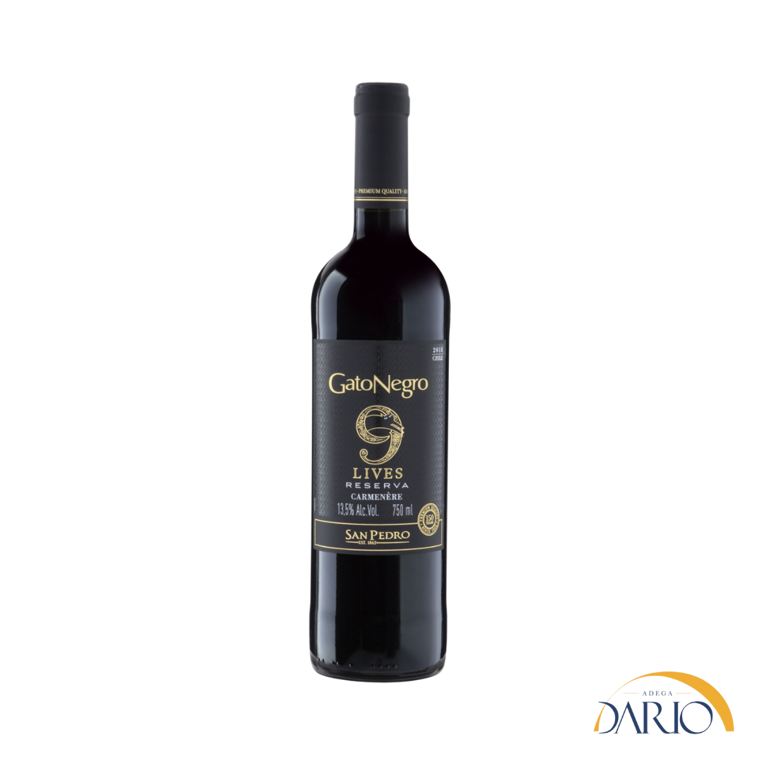 Gato Negro 9 Lives Carménère 750ml