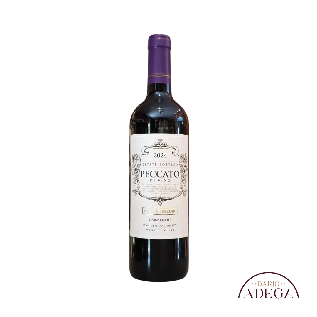 Vinho Peccato Di Vino Classic Terroir Carménère D.O. Valle Central 750ml