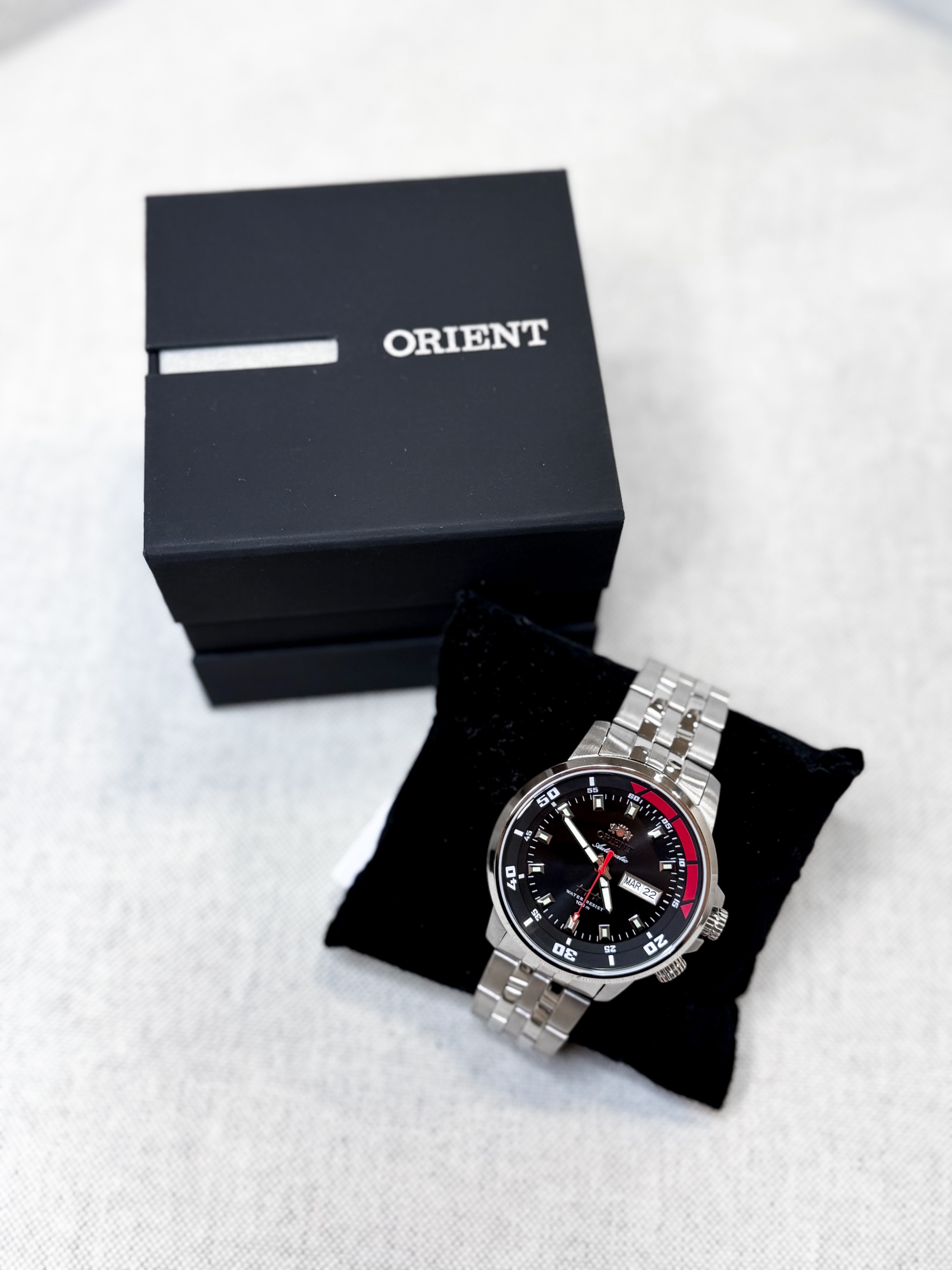  RELÓGIO ORIENT AUTOMÁTICO MASCULINO 469SS058NH PRETO