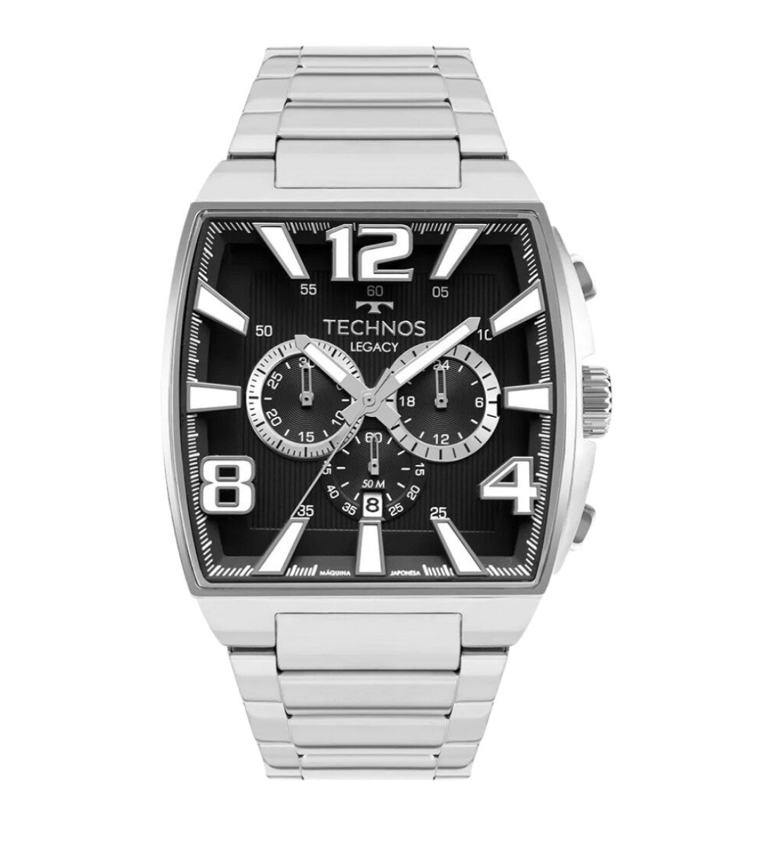 Relógio Masculino Technos Legacy Prata JS25BAW/1K