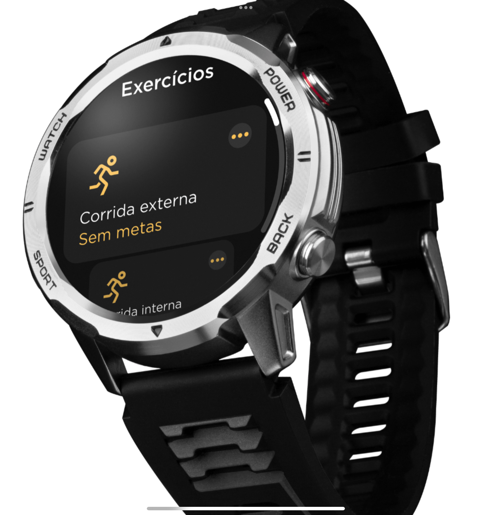 Smartwatch Technos Connect Sports Call Prata TSPORTSCAA/6K