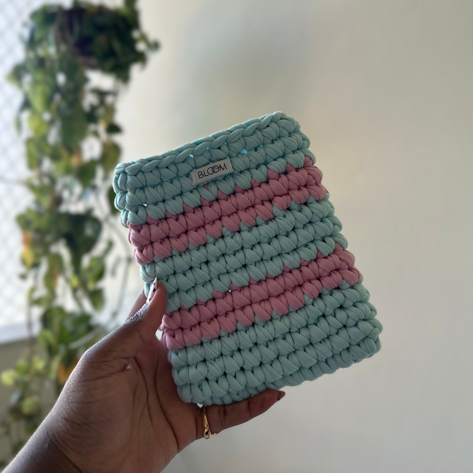 Case para Kindle - Azul bebê e Rosa