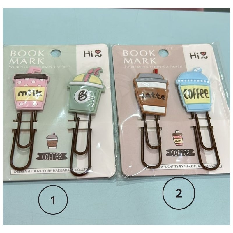 Clips Book Mark - Coffee - 2 Modelos Diferentes