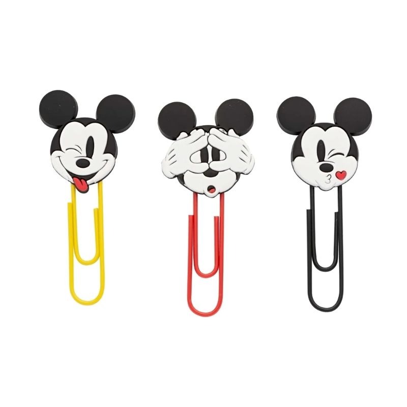 Clips Mickey Mouse - Molin - 50mm - 3 unidades