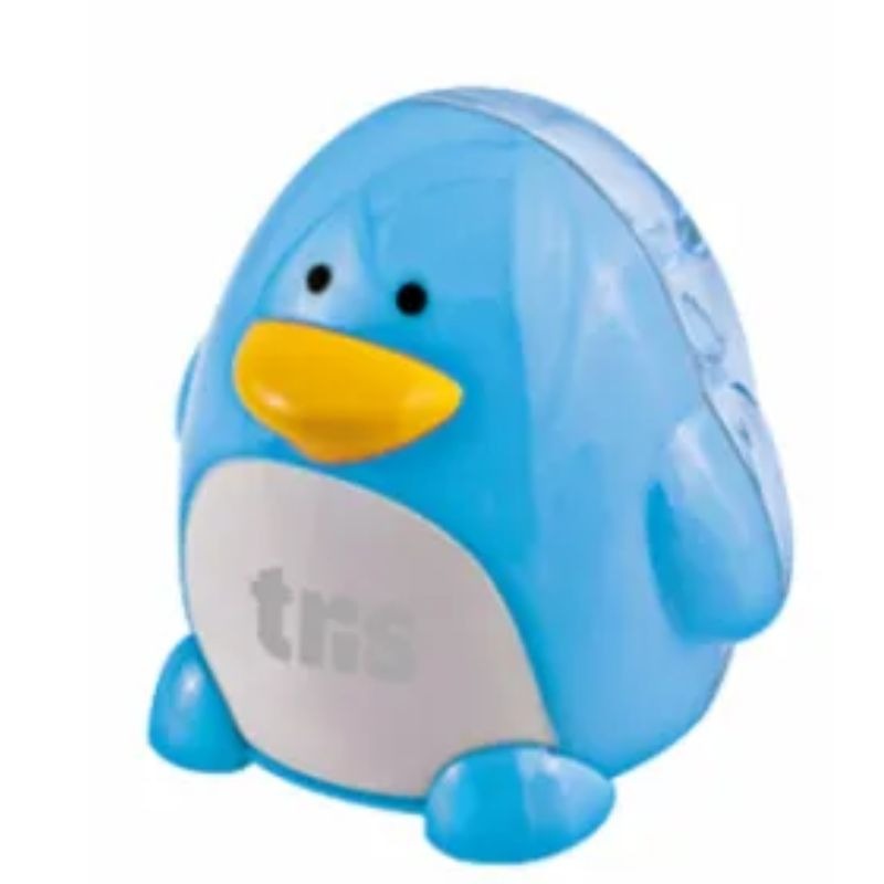 Apontador de Lápis Com Depósito Pinguim - Tris - Azul