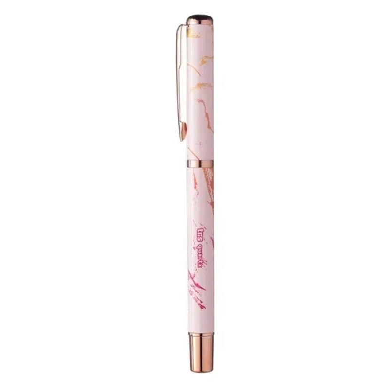Caneta Esferográfica Quartz Holic Fancy Rosa - Tris