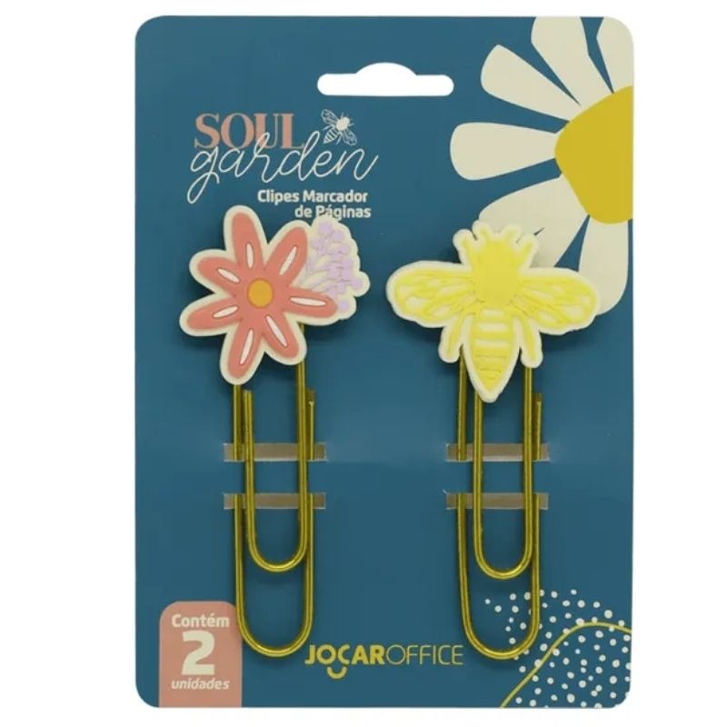 Clips - Jocar Office - Soul Garden - 7,5cm Com 2 Unid