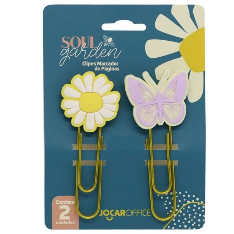 Clips - Jocar Office - Soul Garden - 7,5cm Com 2 Unid