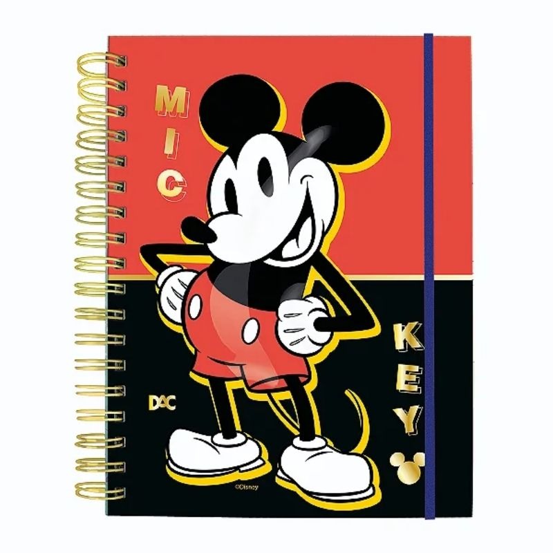 Caderno Smart Universitário - Mickey/Minnie - Dac - 80 folhas