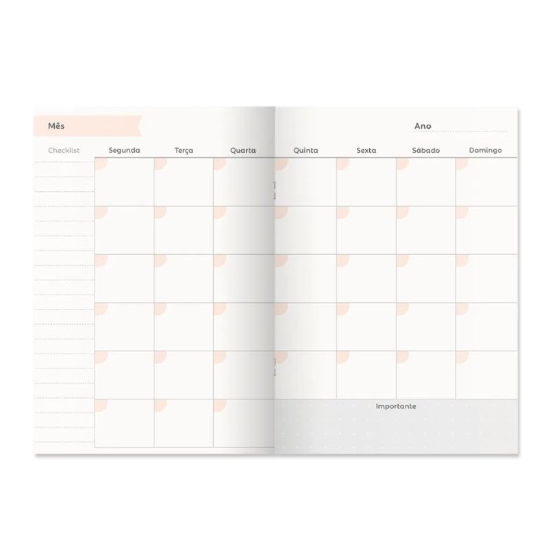 Agenda/Planner 2024 Happy Grampeado 20 Folhas 90g - Tilibra