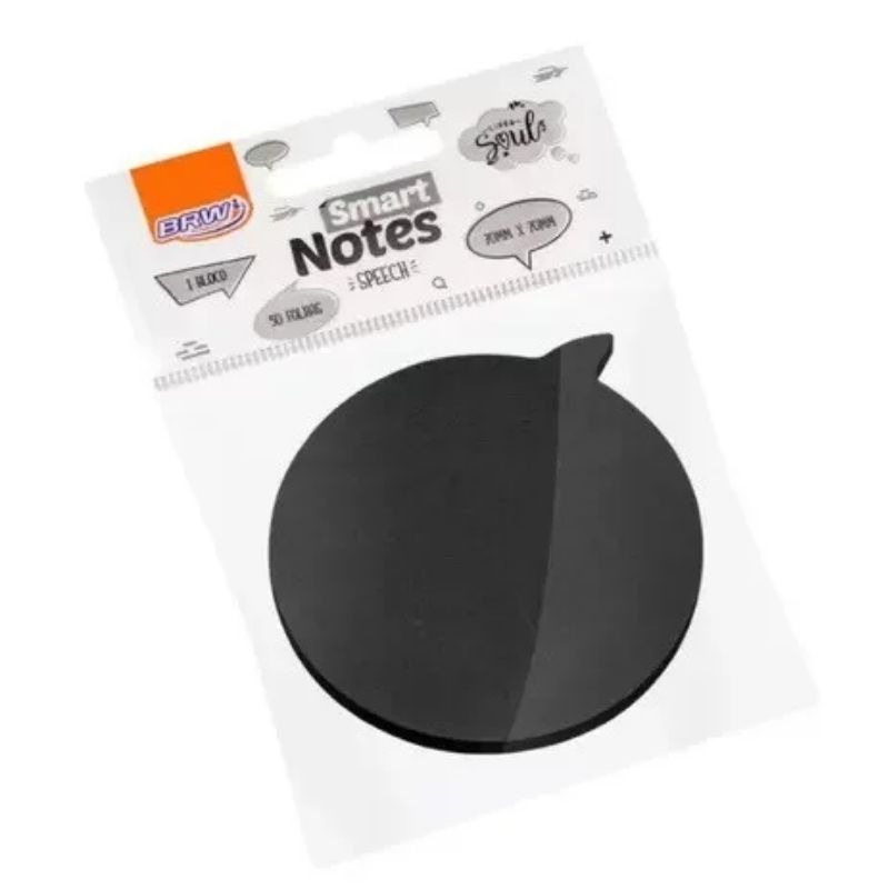 Bloco Brw Smart Notes Speech Balão Preto