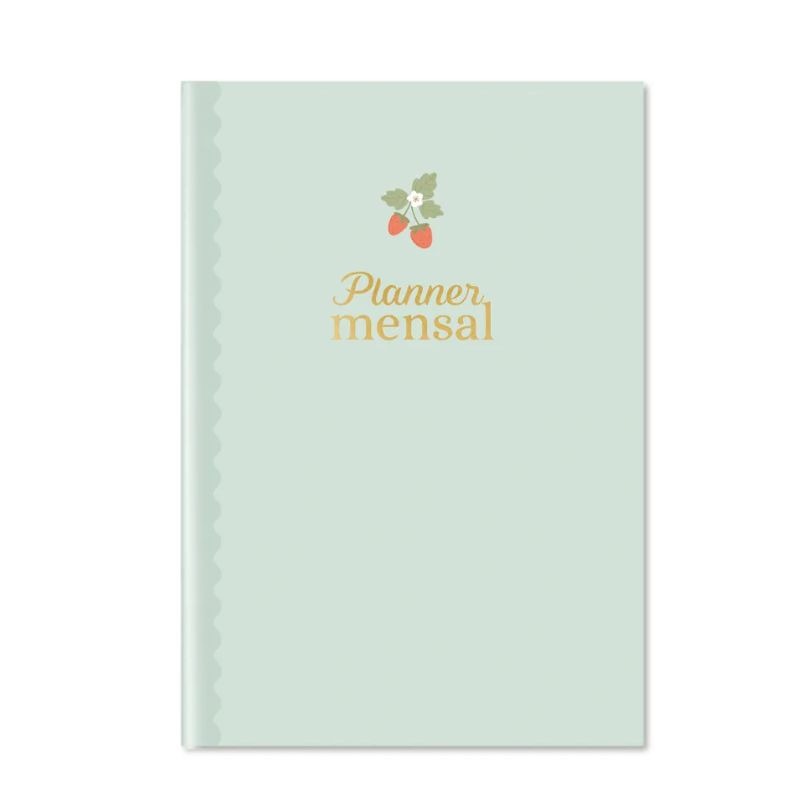 Planner Mensal - Cartões Gigantes - Linha Morango