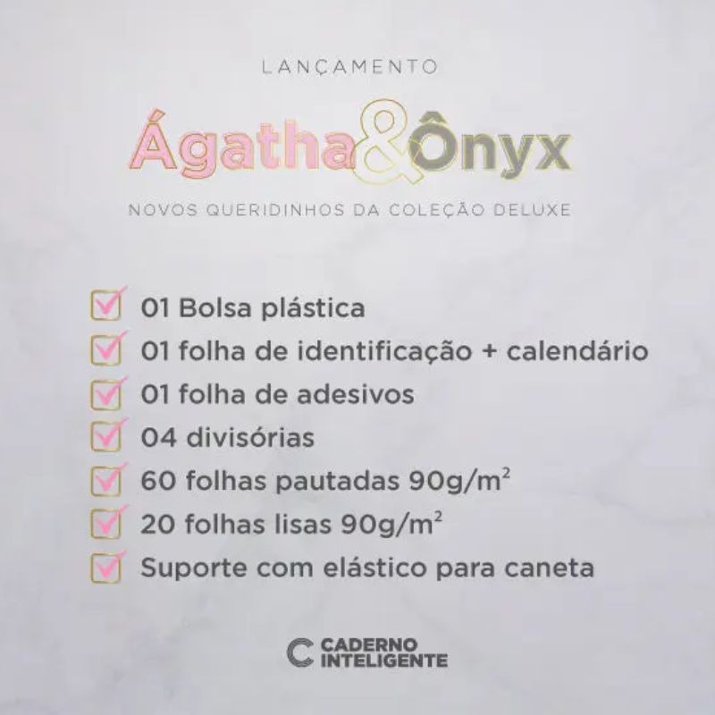 Caderno Ônyx - A5 e Inteligine