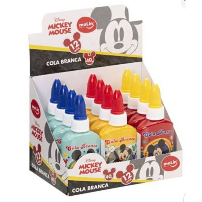 Cola Branca Mickey Mouse 40g - Molin