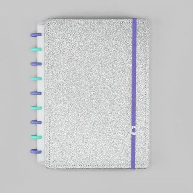 Caderno Lets Glitter Silver 2.0 - A5