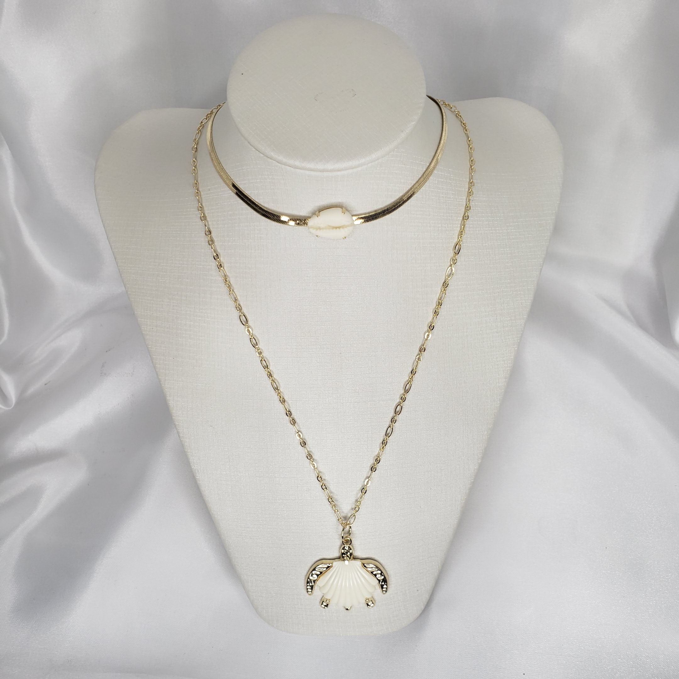 Gargantilha Tartaruga Folheado Ouro 18K