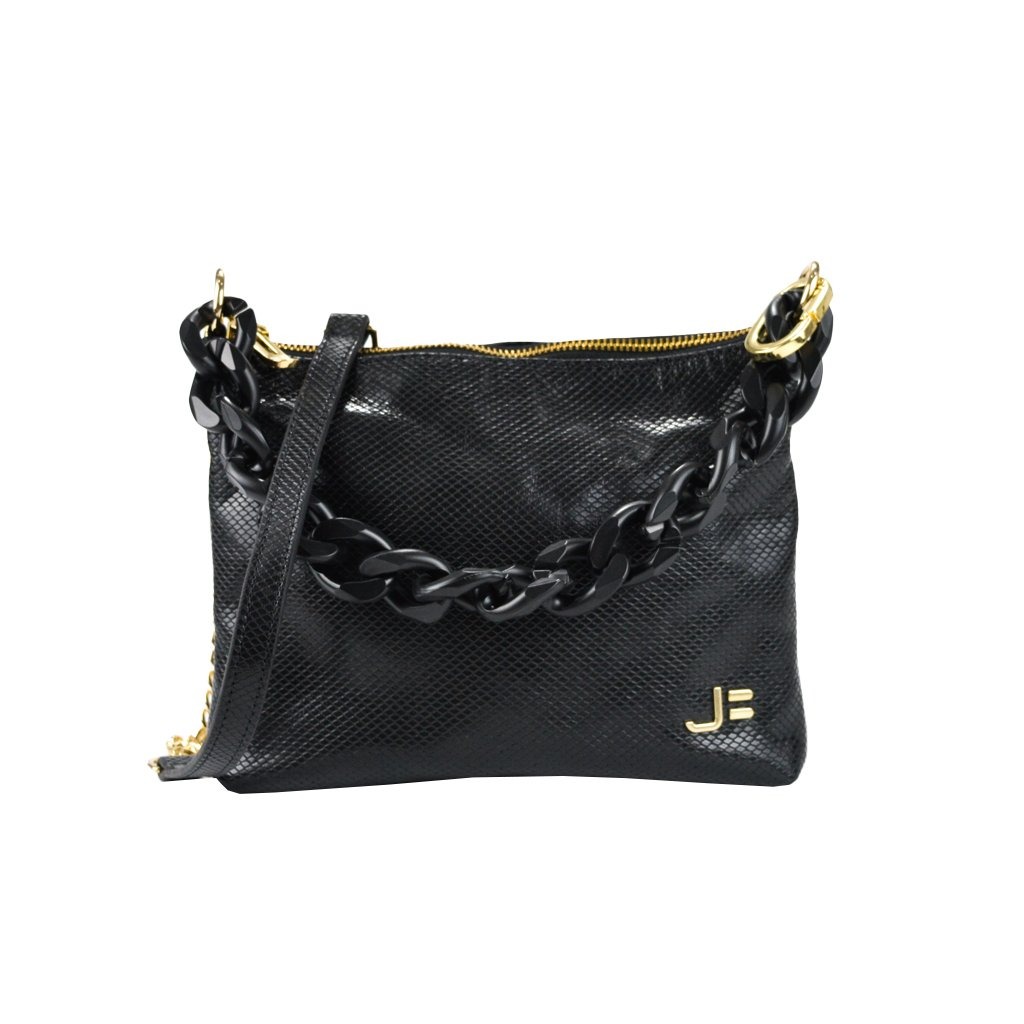 Bolsa 3 em 1 Preto Corrente Couro