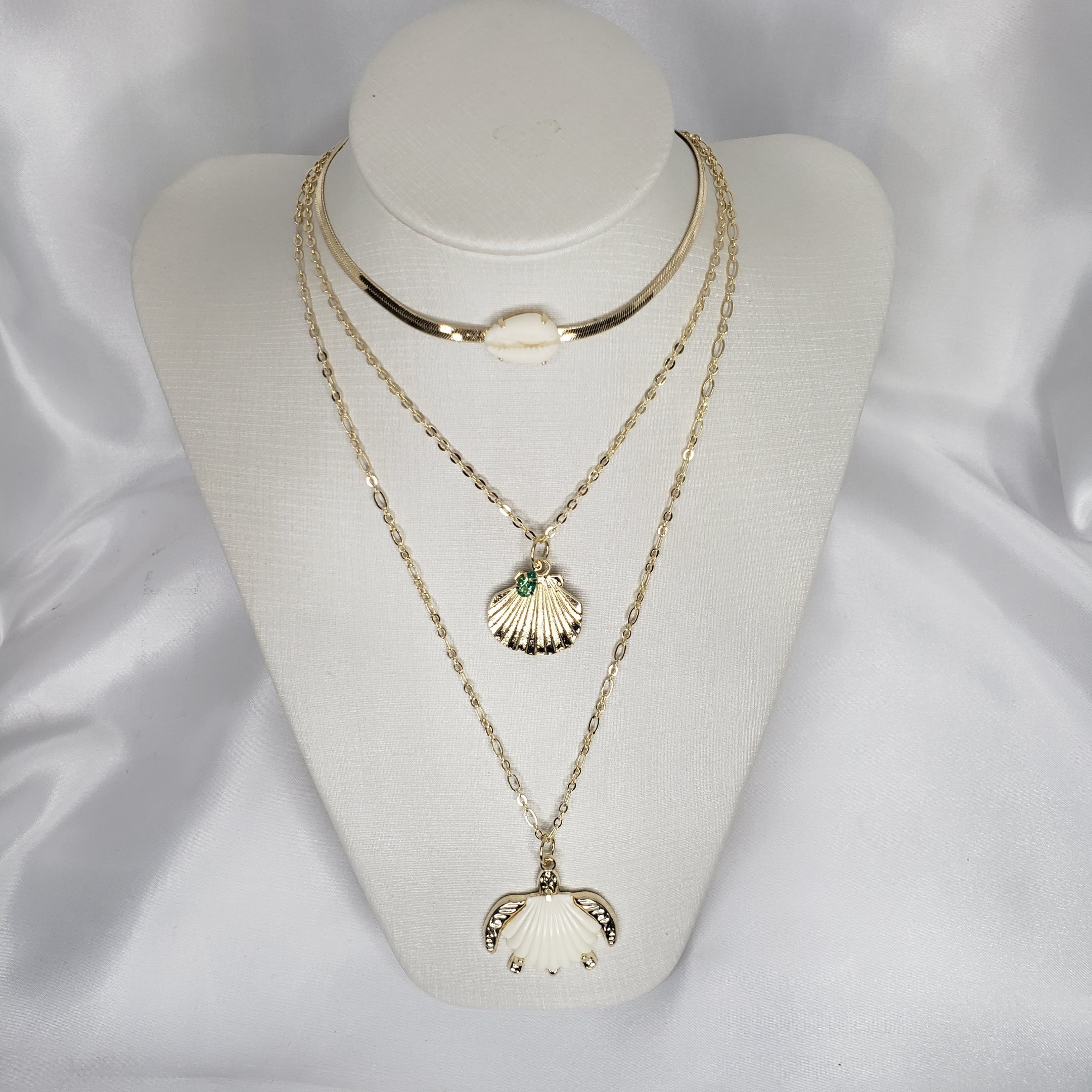 Gargantilha Tartaruga Folheado Ouro 18K