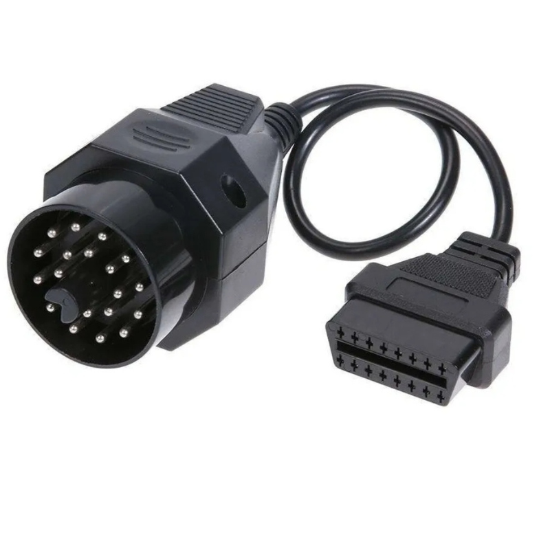 Cabo Adaptador OBD2 p/ BMW 20 pinos Scanner Automotivo 