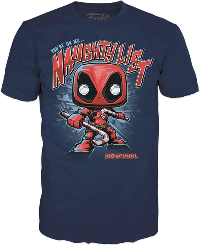 Pop! Tees Camiseta Marvel - Deadpool + FUNKO - Tam. M