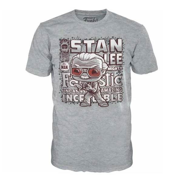 Cópia - Cópia - Cópia - Pop! Tees Camiseta Marvel- Stan Lee - Tam. PP
