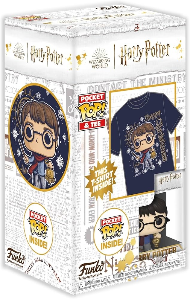 Cópia - Pop! Tees Camiseta Infantil E Pocket Pop! Harry Potter - Tam M