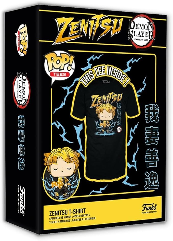 POP! TEES - CAMISETA DEMON SLAYER: KIMETSU NO YAIBA - ZENITSU - Tam. M