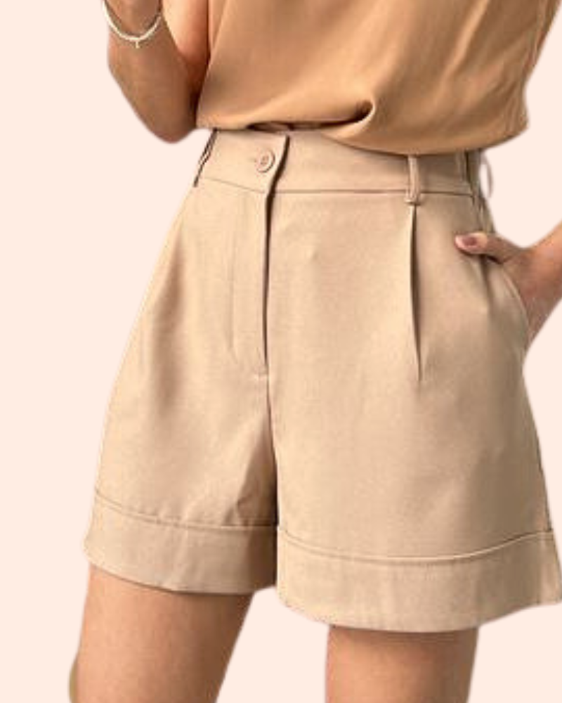 Molde - Shorts Alfaiataria Bainha Italiana