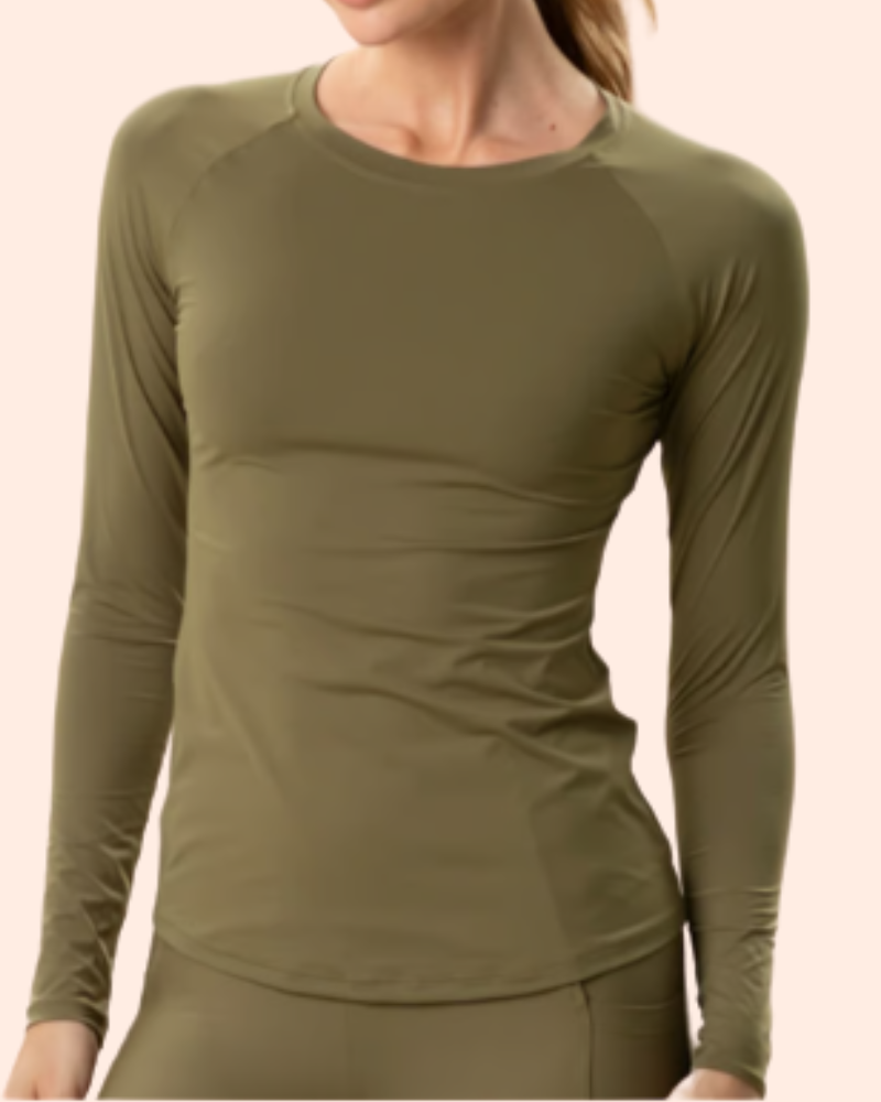 MOLDE Blusa Feminina Manga Longa Raglan Tam. PP ao XG