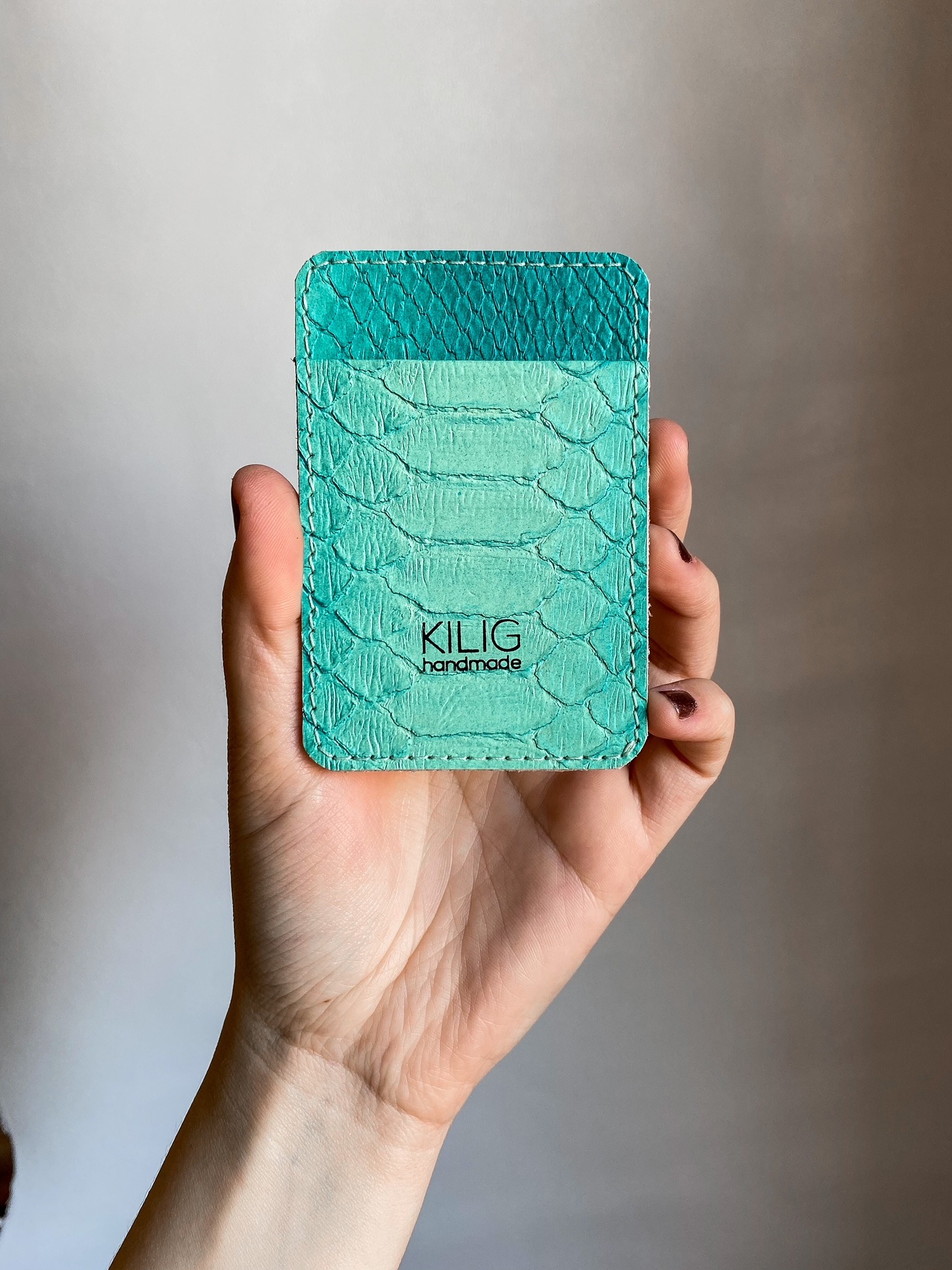 Porta Cartão p/ Celular - Azul Degradê