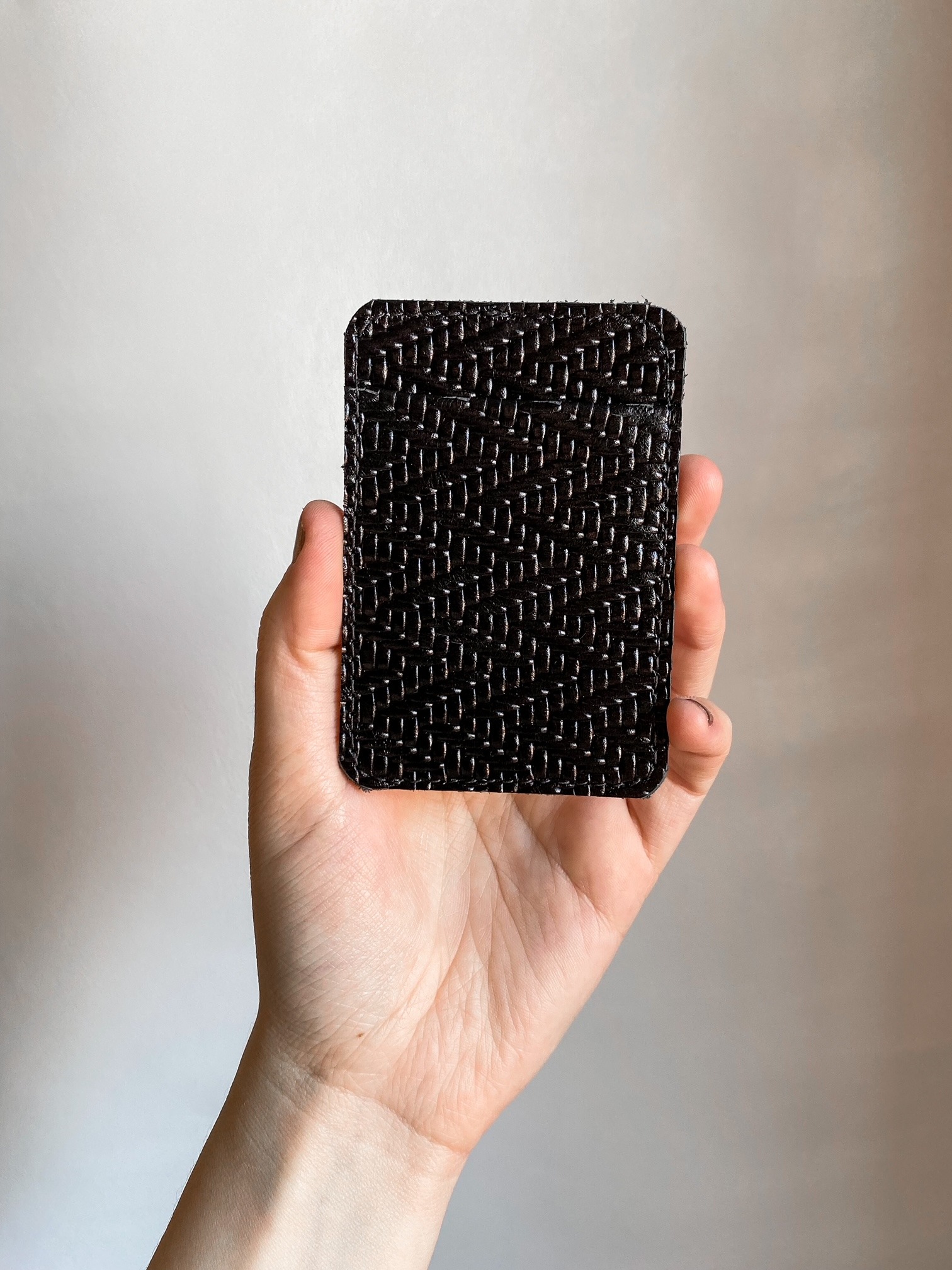 Porta Cartão p/ Celular - Preto Tressê