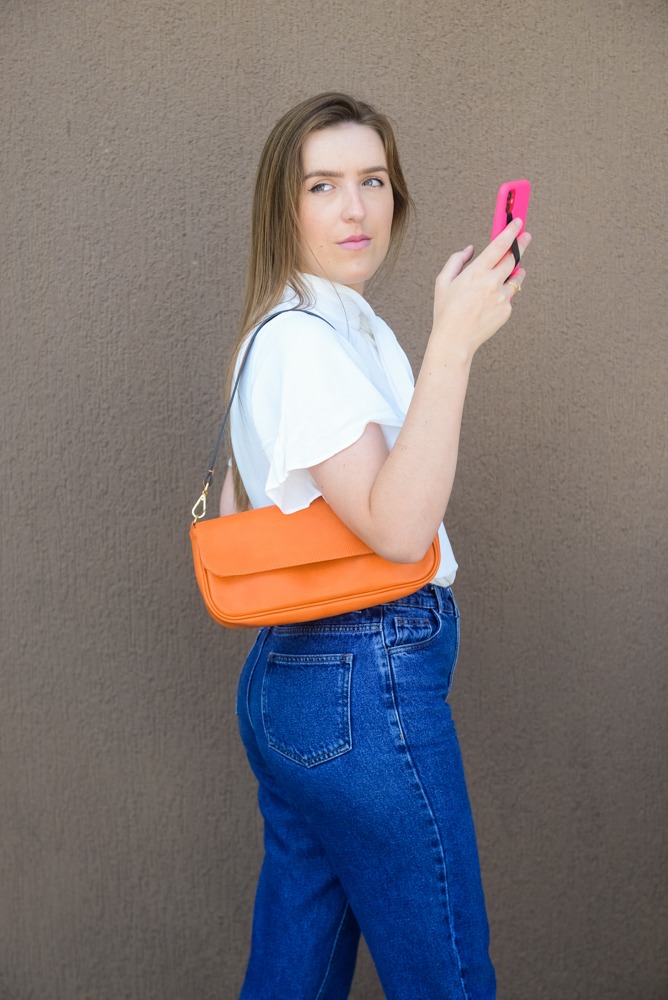 Bolsa Baguette c/ Aba