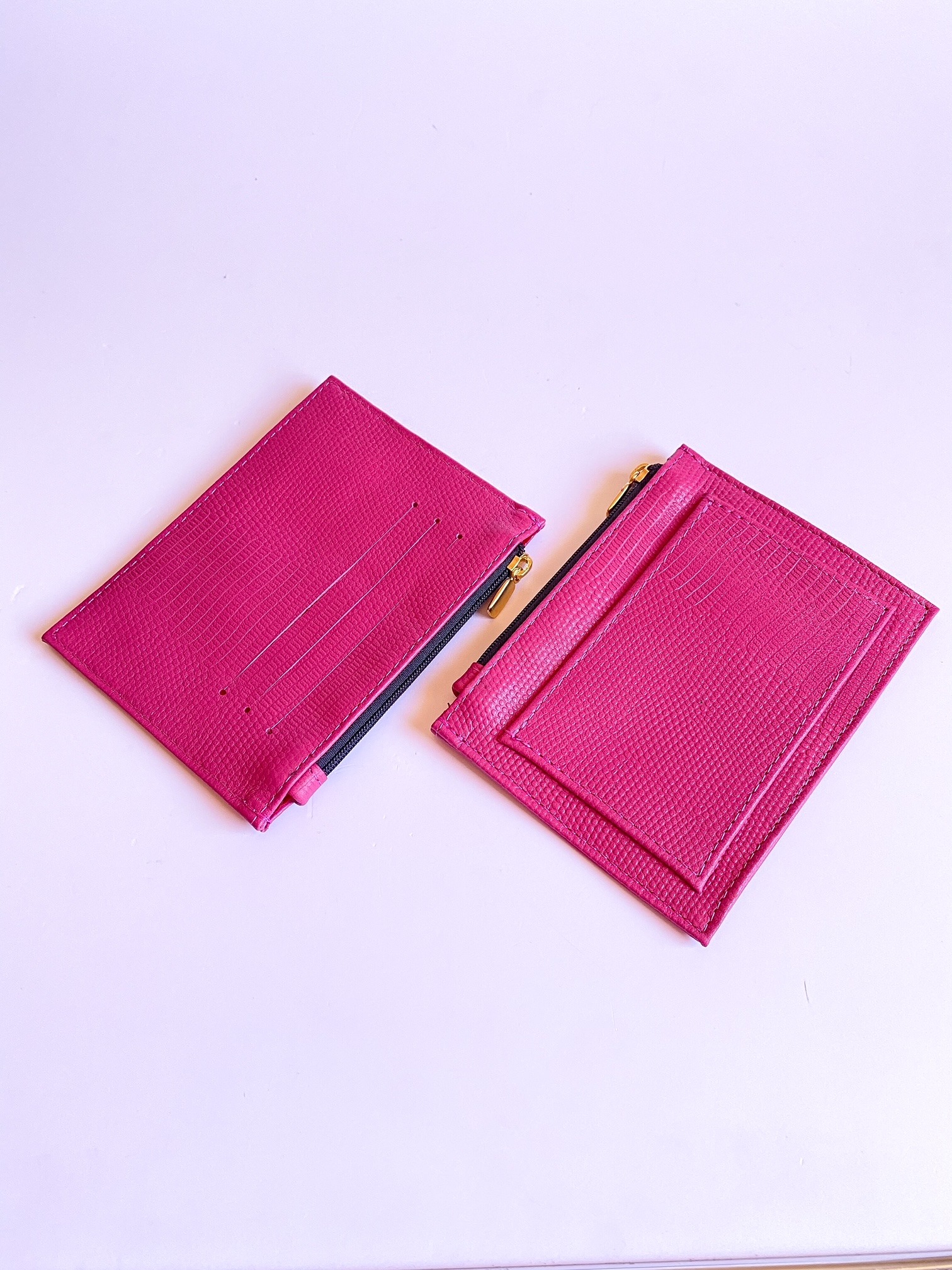 Carteira Mini - Pink Lezard