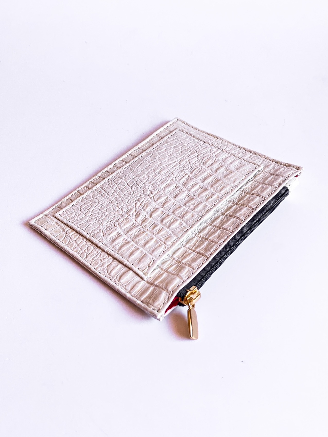 Carteira Mini - Branco Dourado