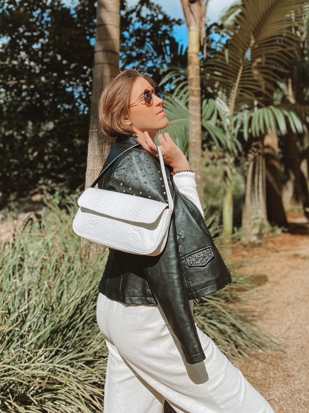 Bolsa Baguette c/ Aba