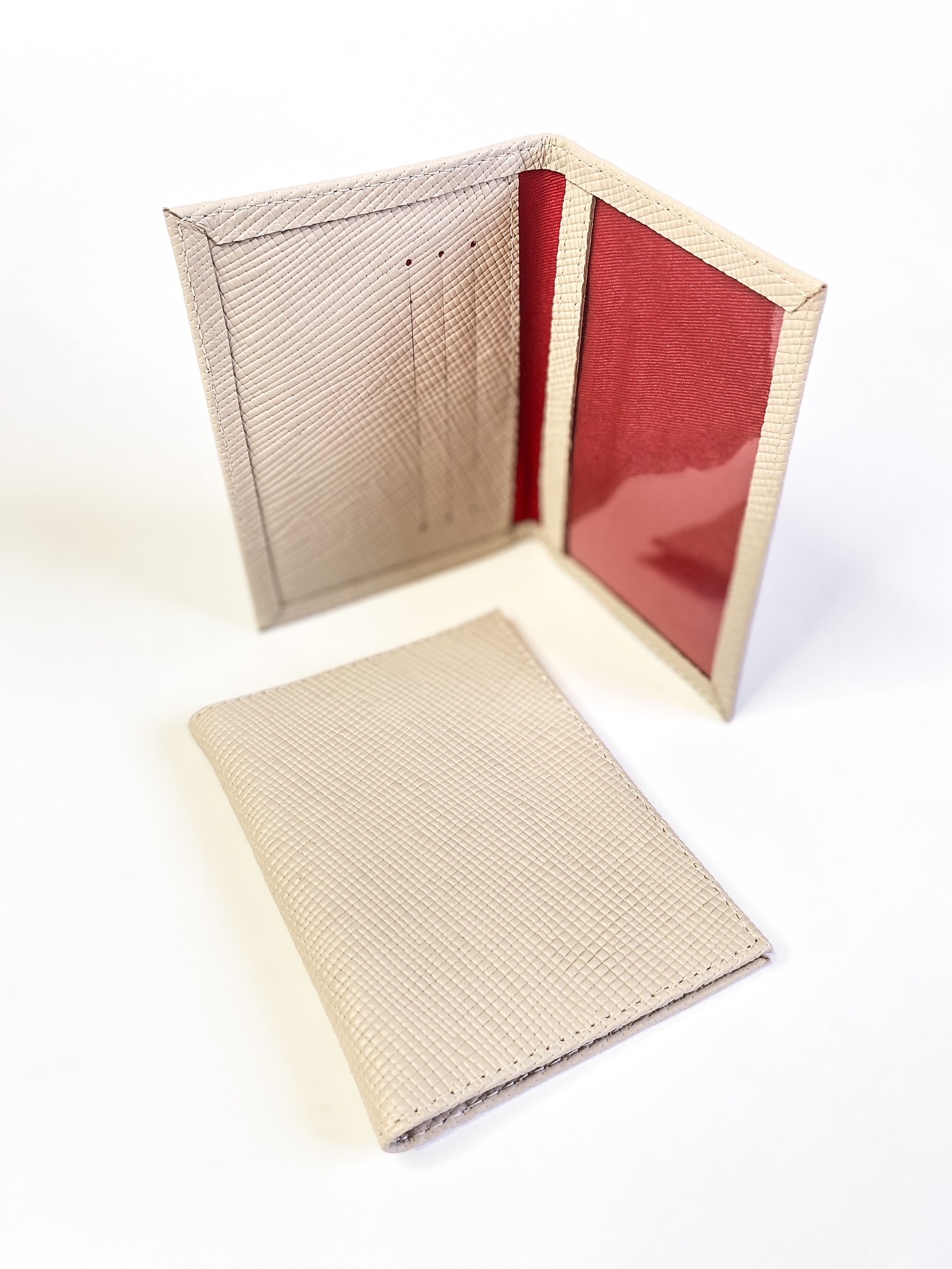 Carteira/ Porta Documentos - Nude Safiano