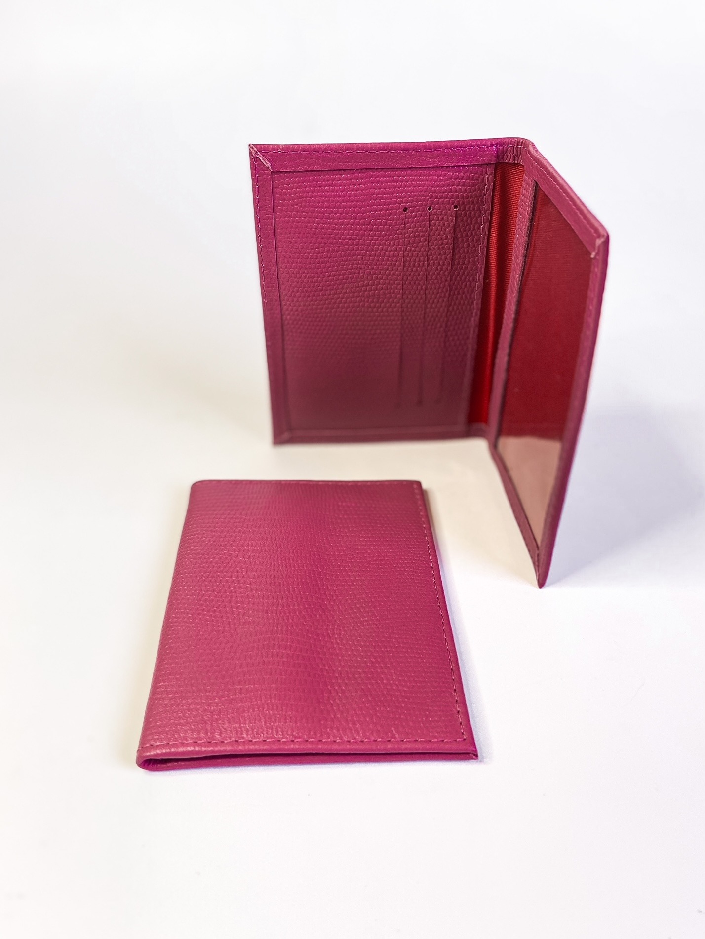 Carteira/ Porta Documentos - Pink Lezard