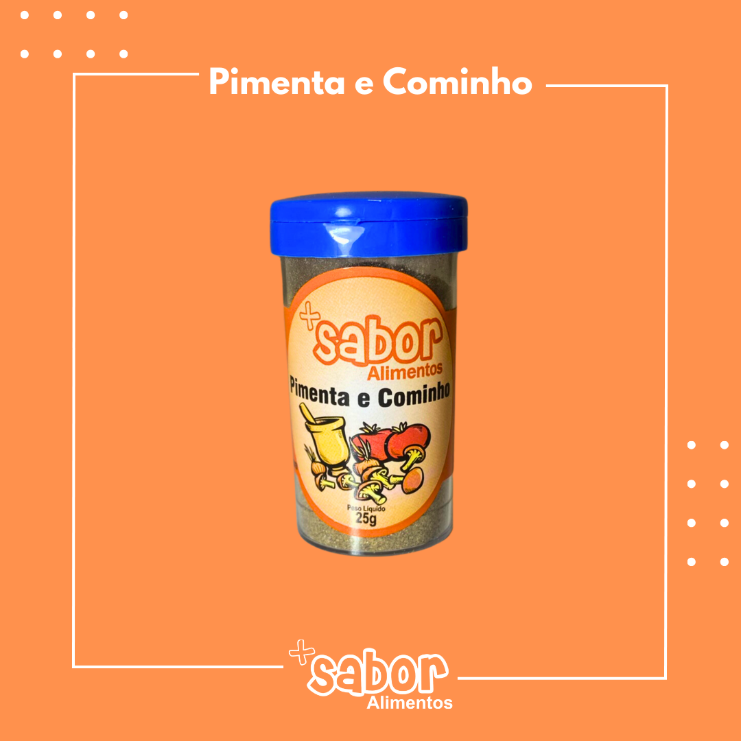 Pimenta e Cominho - 25g