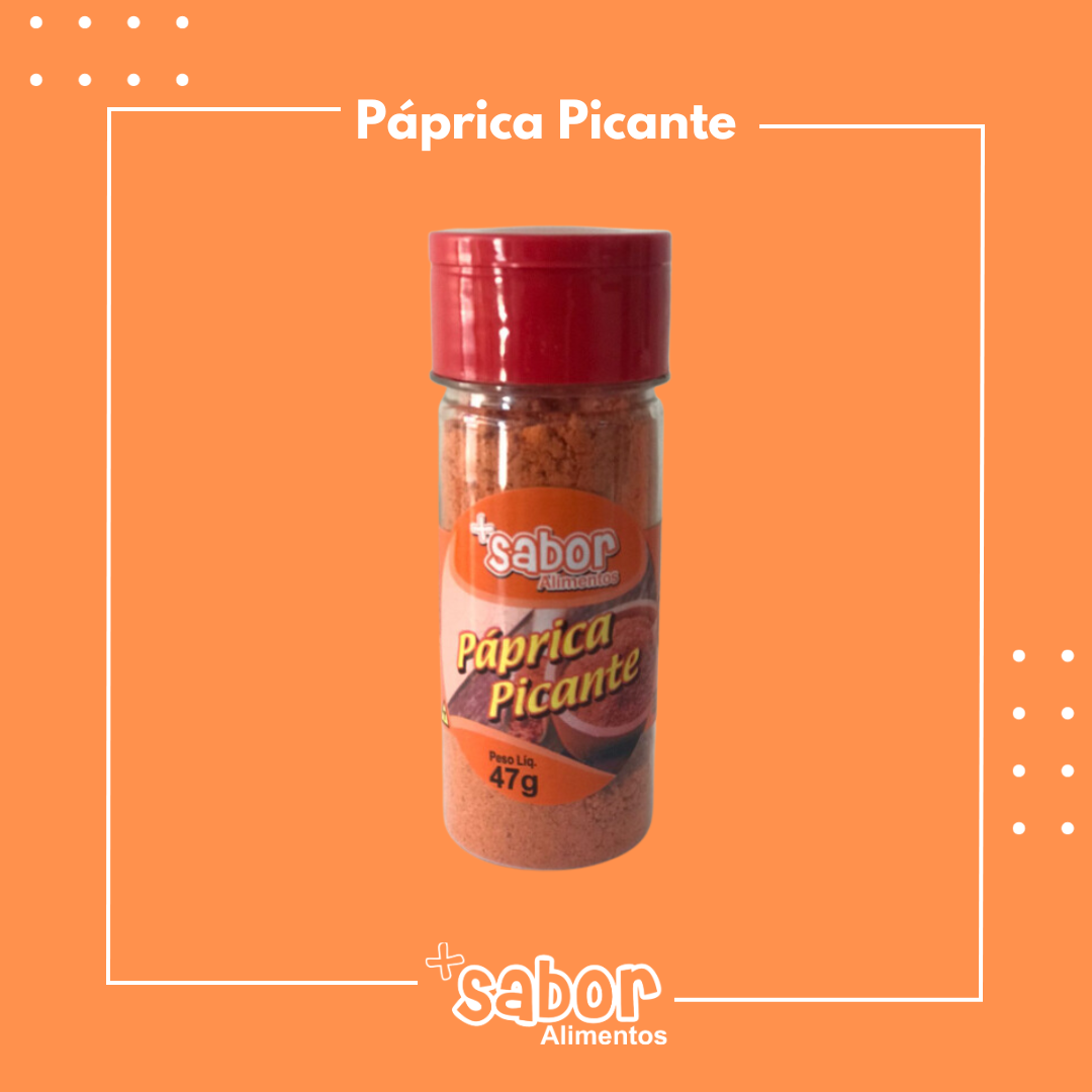 Páprica Picante - 47g - Caixa com 10 Unidades