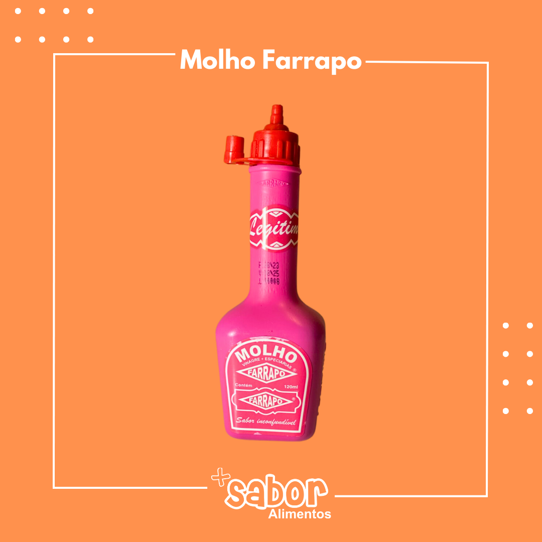 Molho Farrapo - 120ml - Caixa com 12 Unidades
