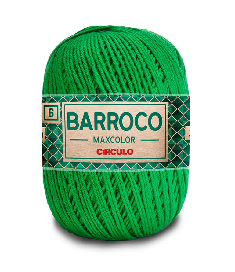 Barbante Barroco Maxcolor N.6 400gr Círculo - 5767 - Bandeira