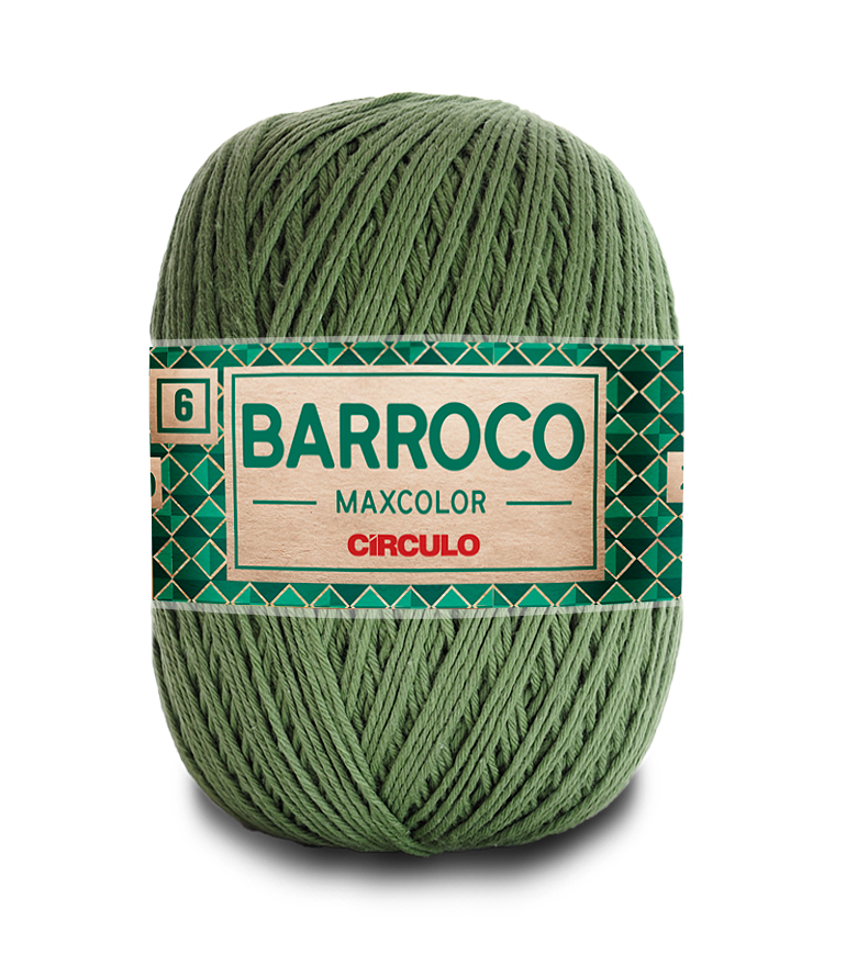 Barbante Barroco Maxcolor N.6 400gr Círculo - 5718 - Militar