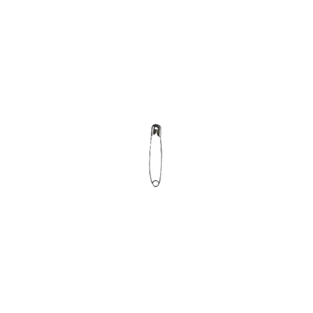 Alfinete de Segurança Círculo - Cor Prata - N°00 - 22mm - 240und