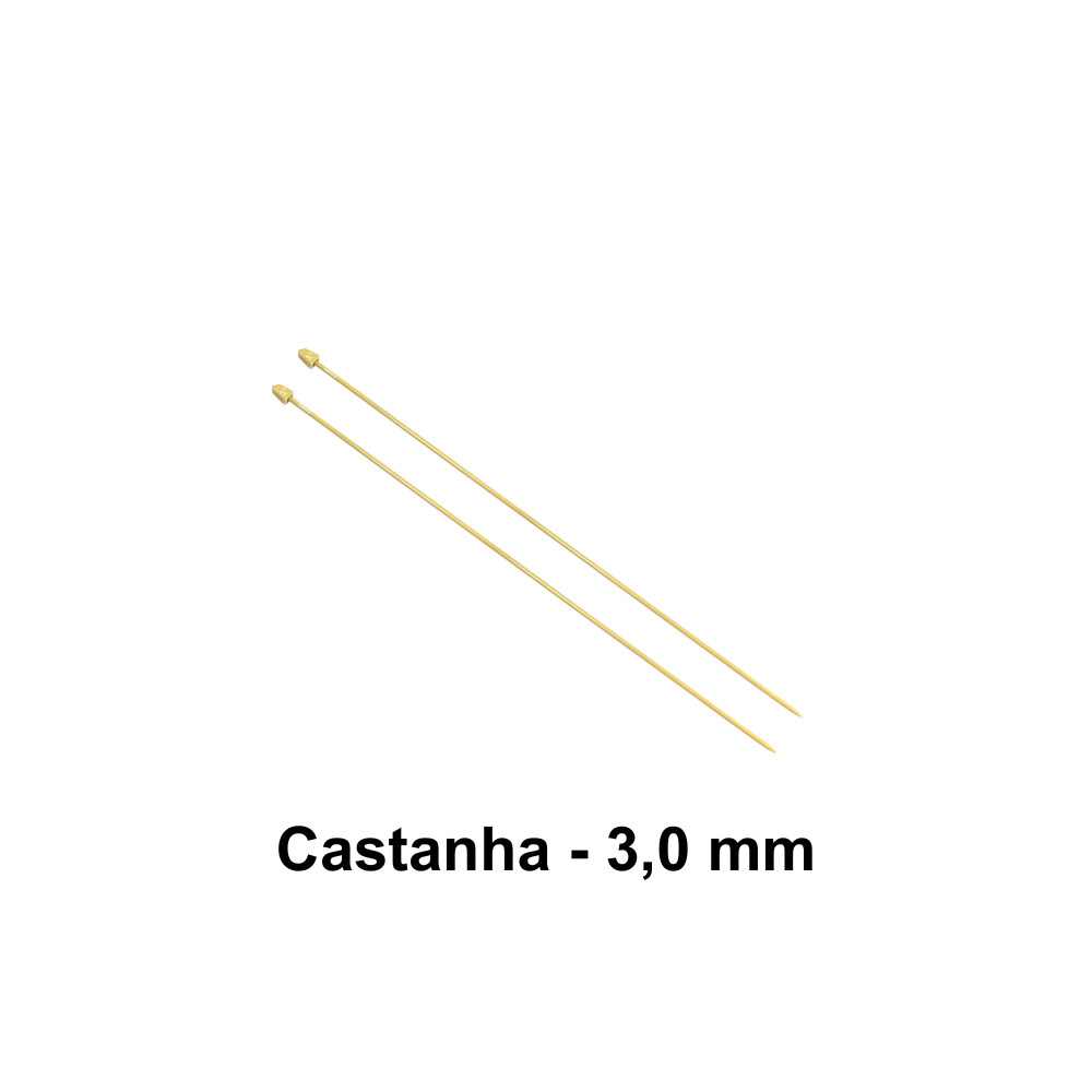 Agulha de Tricô de Plástico Círculo 35cm - 3,0
