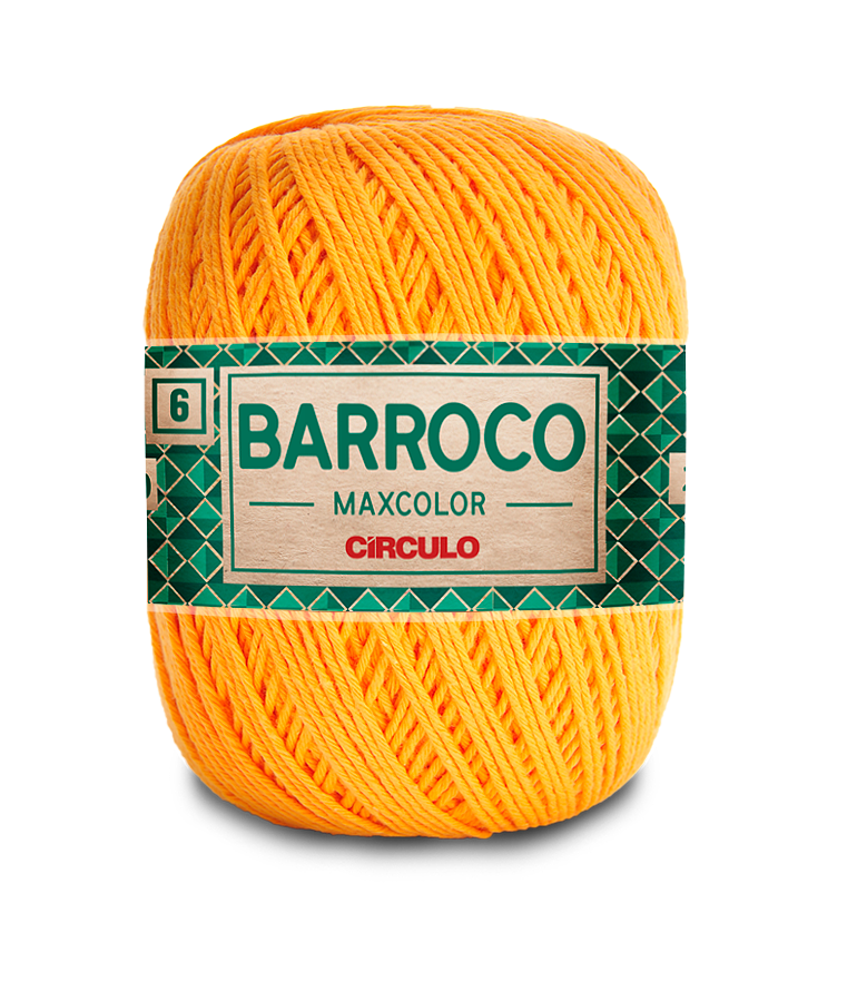 Barbante Barroco Maxcolor N.6 400gr Círculo - 1449 - Ouro