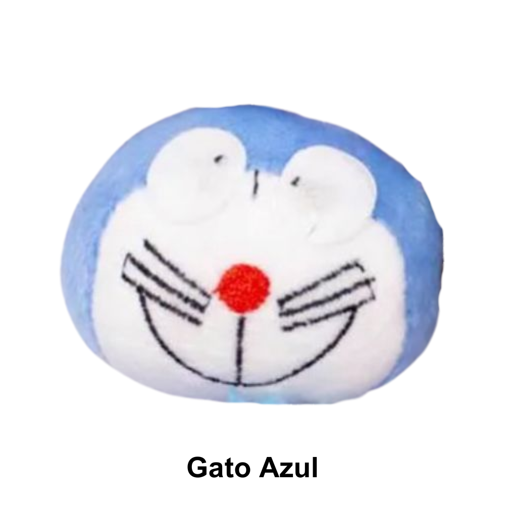 Apliques Bichinhos de Pelúcia para Aplicações Pingentes - Gato Azul