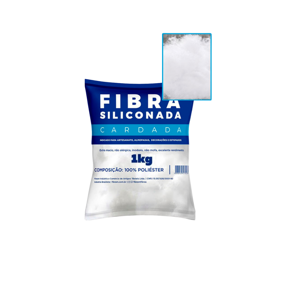 Fibra Siliconada Cardada - 1kg