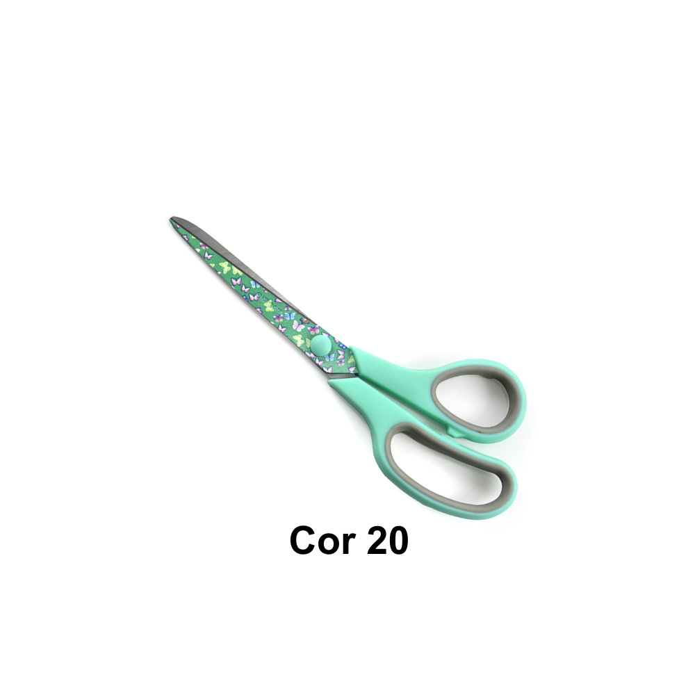 Tesouras Comfort Estampadas 21,5 cm Círculo - Cor 20