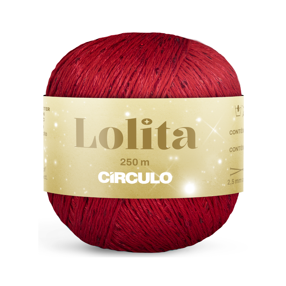 Fio Lolita 100g/250m Círculo - 3583 - Cereja